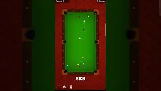 Unique short in 3d pool Billard Snooker 55