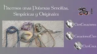 Idea para hacer unas Pulseras con Piezas en Cernit y Sencillos Nudos- EienCreaciones