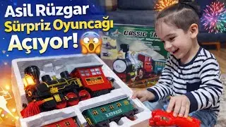 Asil Rüzgar Yeni Oyuncağını Açıyor 🚂 TREN OYUNCAĞI SÜRPRİZ #asilrüzgar #trend 