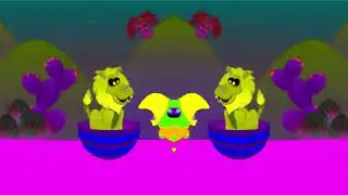 Larry parrot 🦜 and Lion 🦁 friend // Gamavision Csupo Effects \\