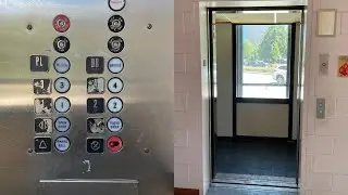 Glass SchindlerHaughton Hydraulic Elevator @ Four Seagate Garage - Toledo, OH.
