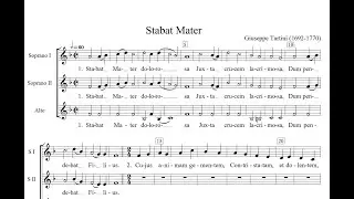 Tartini, Giuseppe  (1692 - 1770) Stabat Mater