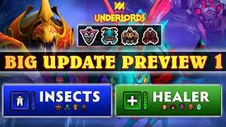 BRAND NEW HEROES + Alliances | BROOD + DAZZLE + NYX + WEAVER | BIG Underlords Update Preview (#1)