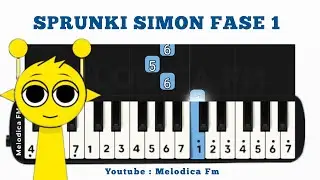 Sprunki Simon Phase 1  | Not Angka Pianika