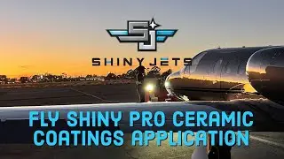Fly Shiny Pro ceramic coating on Cessna Citation 1(cinematic)