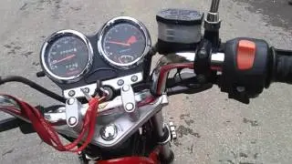 Voltinha de Suzuki Yes 150 quase ca&iacute; kkkkkkkk