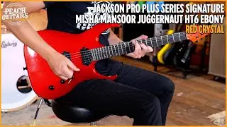 Jackson Pro Plus Series Signature Misha Mansoor Juggernaut HT6 Ebony Red Crystal