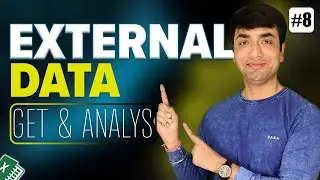 Working with external data in excel | How to import external data in excel