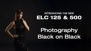 Elinchrom ELC 125 & 500 | Separate Black from a Black background