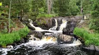 Karelia: Sortavala - Ahvenkoski Waterfalls &ndash; &laquo;Ruskeala&raquo; MT Park &mdash; Сортавала - Ахвенкоски  - Рускеала