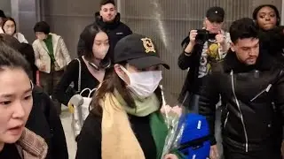Kim Chungha arrival at Charles de Gaulle Airport - Paris - 16/02/2023