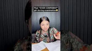 Over confident topper during exams!! #topper #topperlife #examination #examhall #ytshorts #shorts