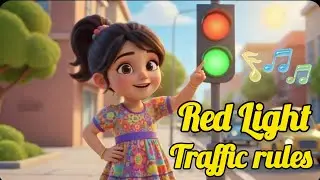 Red Light 🚦Red Light What Do You Say | Hindi Rhymes video for Kid's | Baby Learning Song | Poem🚦 | 
