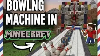 HOW TO MAKE BOWLING MACHINE IN MINECRAFT ☠️☠️☠️