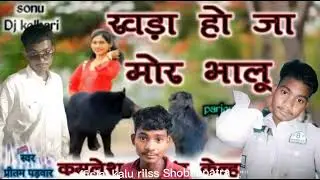 Khada ho ja mor bhalu 🥰🥰nacha dikha de 😜😜😜chhoti kisanin ke dura mai cg song official kalu 