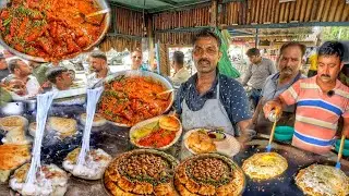 Rs.59/- Only Ultimate Rakesh Ka Iconic Kuladi Kulcha | Desi Indian Pizza | Jammu Street Food