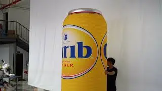 Yellow beer cans