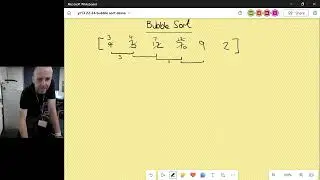 Bubble sort demonstration