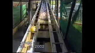 Dam break wave down a stepped cascade - UQ 2002