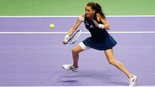 Agnieszka Radwanska vs Garbine Muguruza Semifinals | 2015 WTA Finals Highlights