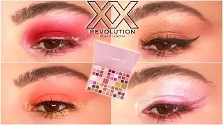 4 LOOKS 1 PALETTE: XX REVOLUTION XXPLICIT Eyeshadow Tutorial *Beginner Friendly*