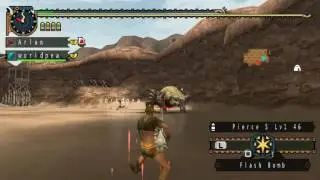 Monster Hunter Freedom Unite - Team Hero KoKoto (No Armor)-(Terror Of Golden Rajang)