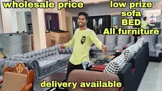 pondicherry wholesale furniture shop/cheapest best quality sofa //pyvlogs