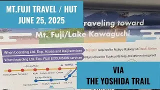 Climbing Mt. Fuji | Transport logic from Tokyo | Melody Road | Satogoya mountain hut & Yoshida Trail