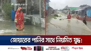 জোয়ারে এলেই উঠানে হাটুসমান পানি; ভোলার বাসিন্দাদের জীবনযুদ্ধ | Bhola Monpura Dam Crisis | Jamuna TV