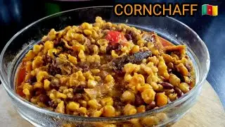 HOW  TO COOK CORN CHAFF|| CAMEROONIAN FOOD|| KONTCHAP RECETTE.