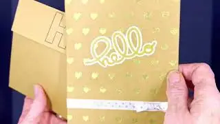 Gilded Pop-Up Birthday Card