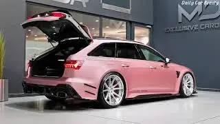 Pink Audi RS6 PD6RS C8 Supercar: The Most Unique Personalized Version!