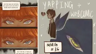 YAPPING and Finishing of a WEBCOMIC Page! 🌷🌙  | (Studio Vlog) Making Majestic Guardian 💫✨36