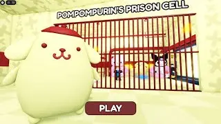 ESCAPING POMPOMPURIN’S PRISON?! 💛🚨 (Roblox Obby)