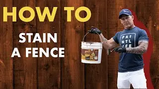 EVERYTHING you need to know about STAINING Fences