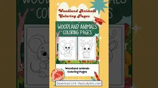 Woodland Animals Coloring Pages &ndash; Forest Animals Coloring Sheets &ndash; Coloring Book