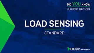 Hyundai HX Compact Excavators - Load Sensing - Standard