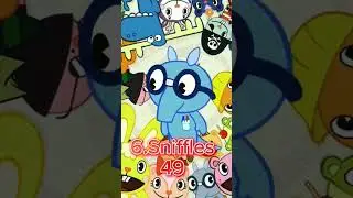 Top 10 Happy Tree Friends characters by their death count