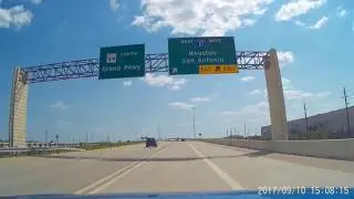 Grand Parkway Hwy 99 - 290 to I-10 - N & W Houston, TX - Dashcam Video