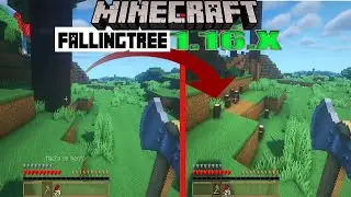 Minecraft 1.16.4 | MOD FALLING TREE- TIMBER MOD | 2021
