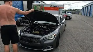 Picking up my Q50 from Bonnie&ClydeRacing