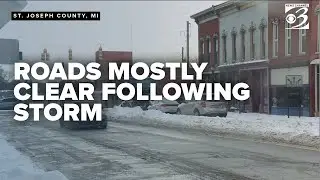 Roads mainly clear in St. Joseph County following double digit snowfall