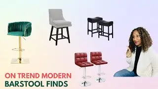 ON TREND MODERN BAR STOOL COUNTER STOOL FINDS!