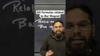 All Bar Magnetism Formulas Explained in 80 Seconds | Class 12 Physics | JEE NEET
