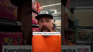 Everything is BIG in America 🇺🇸🇬🇧