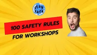 100 SAFETY RULES FOR WORKSHOPS | Industrial Workshop Safety |#workshopsafety #safetyalways