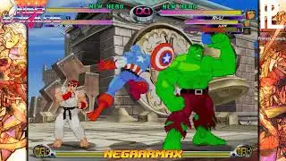 Marvel vs. Capcom 2 - Latin American Dubbing MOD - Avengers Assemble Gameplay