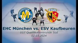 U17 EHC München vs. ESV Kaufbeuren
