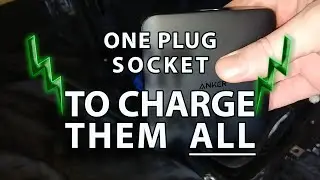 Anker Nano Charger, 6-Port 130W Charging Station using one single wall socket! USB C & USB A