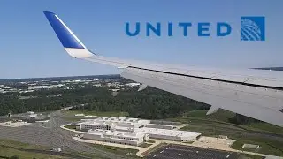 United Airlines Boeing 767-300ER Landing at Washington Dulles International Airport (IAD)